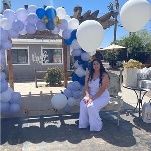 Pink lily White Jumpsuit Chic Style